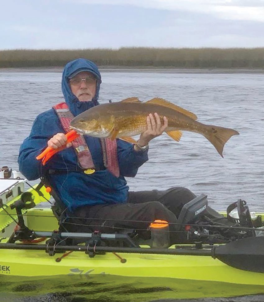 Catch a Florida Memory Angler, Stephen Stubbs, enjoys a day of fishing for redfish from his kayak.Catch a Florida Memory Angler, Stephen Stubbs, enjoys a day of fishing for redfish from his kayak.